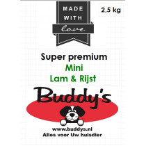 Buddy's mini lam & rijst 10 kg